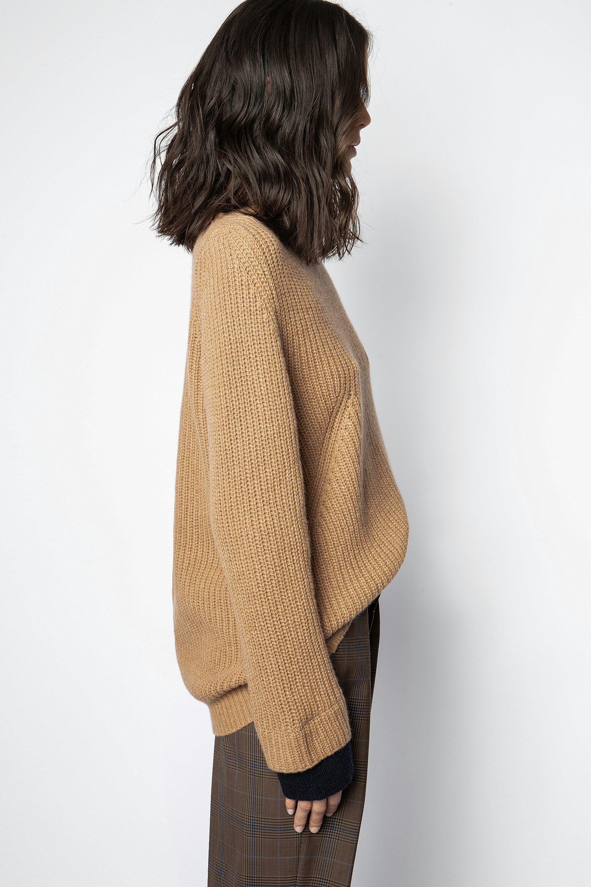 Pullover Eloi Kashmir - Damenpullover aus recyceltem Kaschmir.